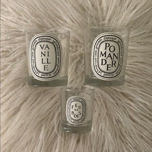 Diptyque Candle Glass Trio